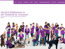 Tablet Screenshot of dr-grammel.de